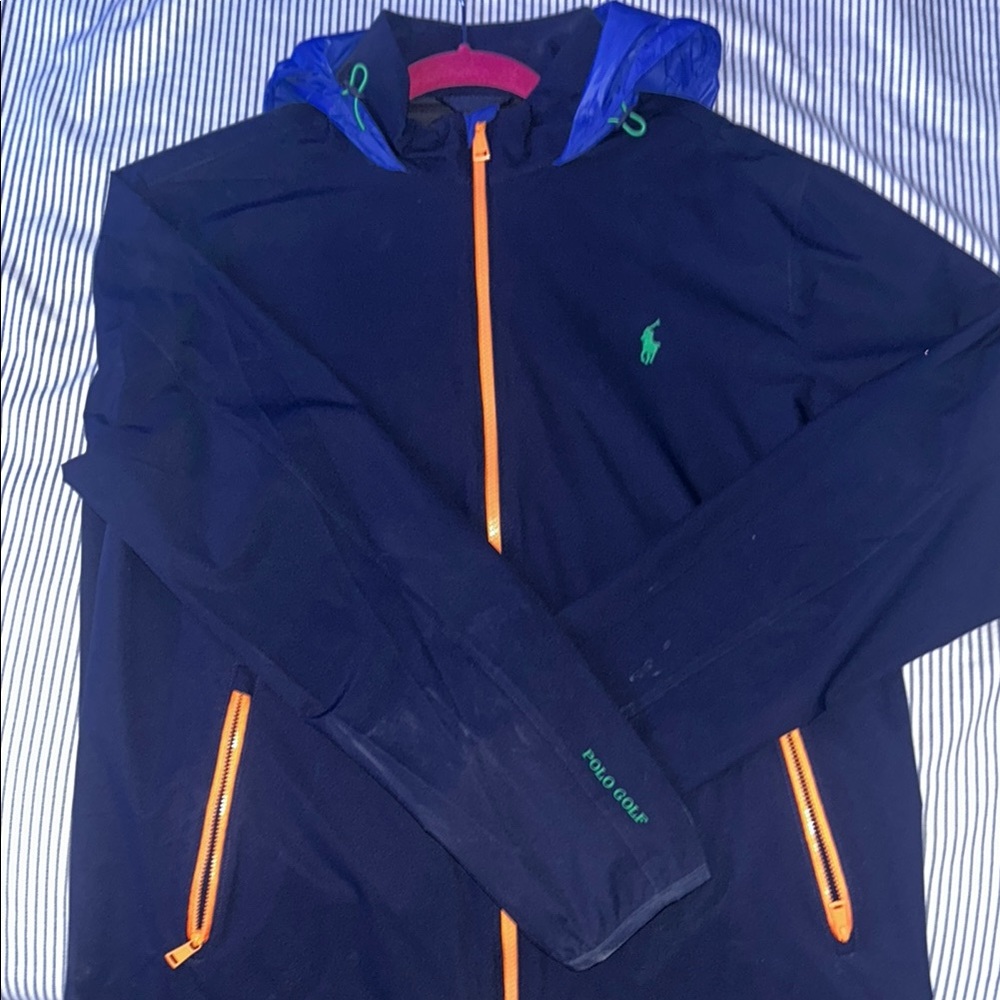 Polo Ralph Lauren Blue and Orange Windbreaker